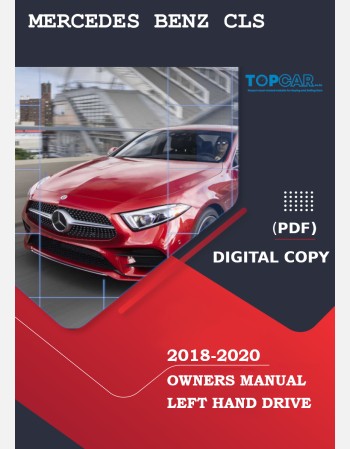 mercedes benz cls 2018 2019 & 2020 owners manual
